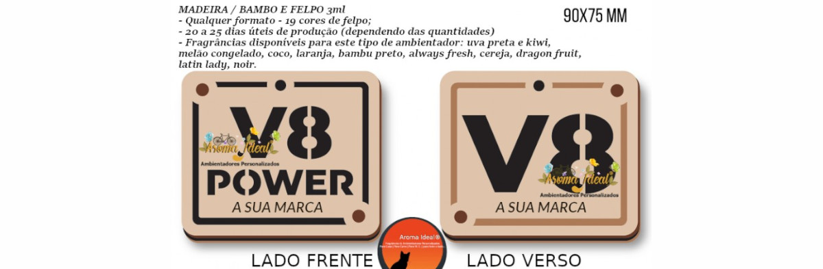 Ambientadores Personalizados para casa carro escritorio marketing revenda